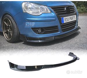 SPOILER LIP VOLKSWAGEN VW POLO 9N3 05-09 NERO LUCI