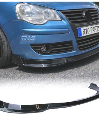 SPOILER LIP VOLKSWAGEN VW POLO 9N3 05-09 NERO LUCI