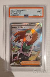 Pokemon PSA 9 Aiutodi Margi 195/165 set 151 Ita