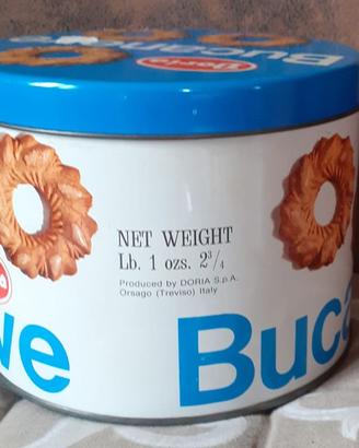 Scatola latta anni 60 - Biscotti BUCANEVE DORIA -