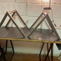 Coppia Cavalletti/Supporti/Espositori