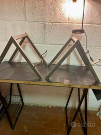 Coppia Cavalletti/Supporti/Espositori