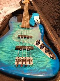 Fender jazz bass Hybrid II aquamarine