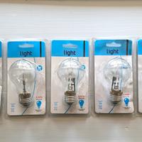 5 Lampadine Alogene Goccia E27 70W (resa 91-100W)