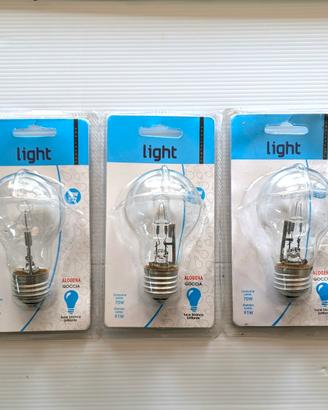 5 Lampadine Alogene Goccia E27 70W (resa 91-100W)