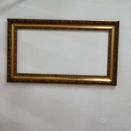 Grande cornice dorata in stile antico 120x70 –