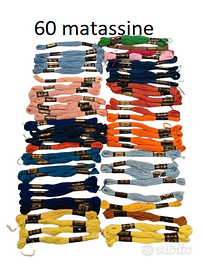 60 MATASSINE DMC COLOI ASSORTITI NUOVE CON ETICHET