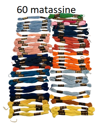 60 MATASSINE DMC COLOI ASSORTITI NUOVE CON ETICHET