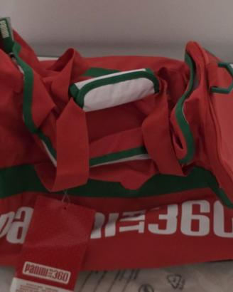 Borsone sportivo fitness Panini Grande rosso nuovo