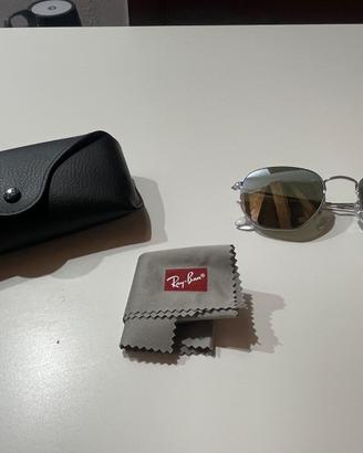 RayBan Hexagonal Argento