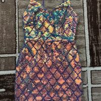 Vestito midi con paillettes - Taglia S