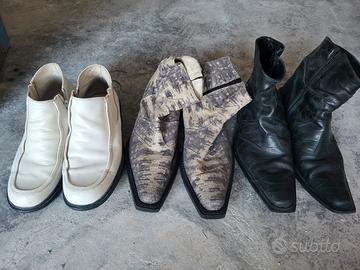 stivaletti vintage in vera pelle 