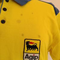 T-shirt polo Agip anni '70