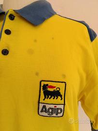 T-shirt polo Agip anni '70