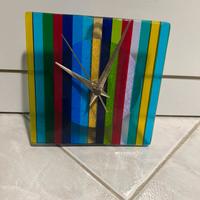 Orologio parete vetro Murano