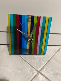 Orologio parete vetro Murano