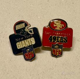 Antiche spillette distintivo NFL