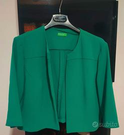Coprispalle giacca verde smeraldo donna