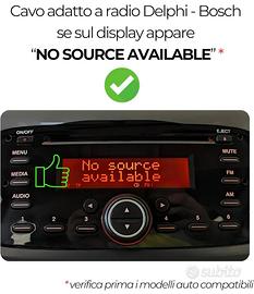 Bluetooth Adapter rer FIAT Punto Evo 500 Giulietta