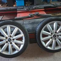CERCHI ORIGINALI MINI F56 5X112 CON GOMME