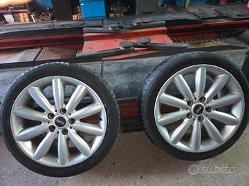 CERCHI ORIGINALI MINI F56 5X112 CON GOMME
