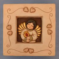 Quadretto angelo del presente+formella 