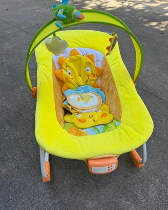 Sdraietta con musica e auto dondolo