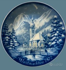 Piatto di Natale, 1972 in porcellana da collezione