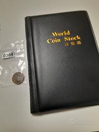 lotto 7 monete romane più album per collezionare 