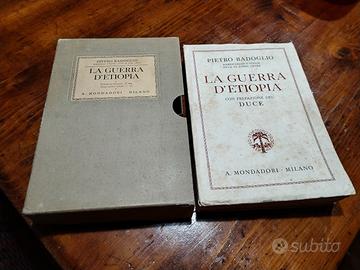 LA GUERRA D'ETIOPIA con prefazione del DUCE