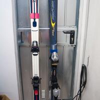 Coppia di sci 170 e 158 pronti all’uso