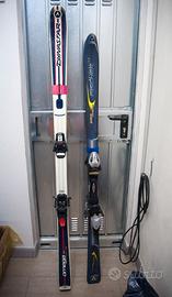 Coppia di sci 170 e 158 pronti all’uso