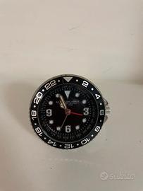 AG Spalding & Bros orologio GMT sveglia da viaggio quadrante nero 428162U900 