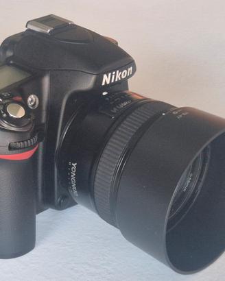 Nikon D80 con obiettivo 50mm f.1.8