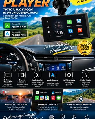 Dashcam monitor carplay android auto