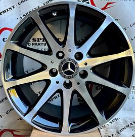 4 CERCHI IN LEGA RAGGIO 17 MERCEDES CLASSE A B