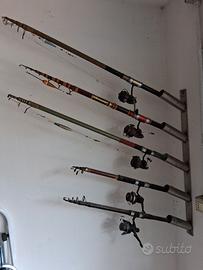 canne da pesca vintage