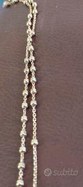 catenina in  oro e argento