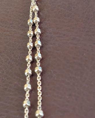 catenina in  oro e argento