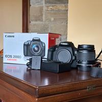 Canon Eos 2000D + 18-55 kit