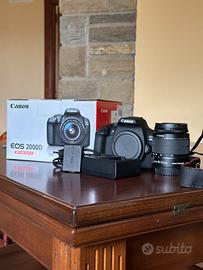 Canon Eos 2000D + 18-55 kit