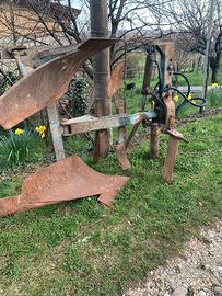 aratro mono vomere volta orecchio