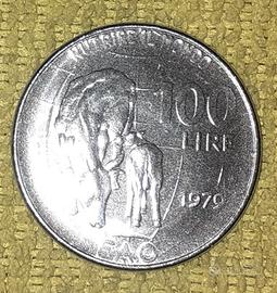 Lire 100 commemorative FAO 1979