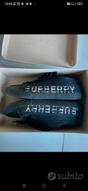 scarpe nere Burberry taglia 42 