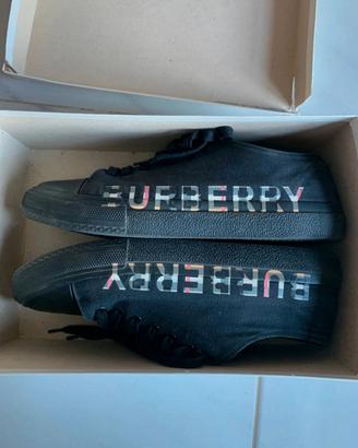 scarpe nere Burberry taglia 42 
