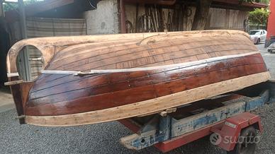 gozzo ligure in mogano e larice