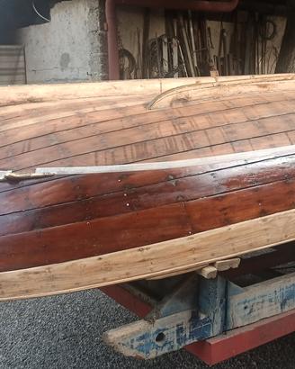 gozzo ligure in mogano e larice