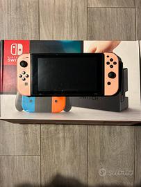 NINTENDO SWITCH 2018 rosa completa + microSD