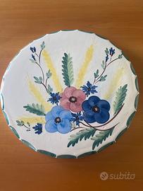 Grande piatto  vintage in ceramica di Antibes