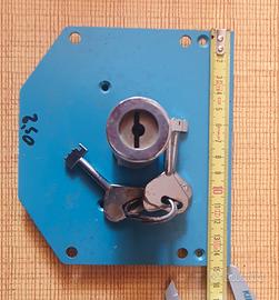 Piastra con Pistone x serratura Mottua ad H 